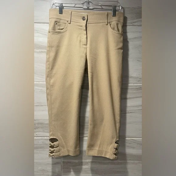 Verve Blues Comfort Waist Crop pants Size 8 - Picture 2 of 8